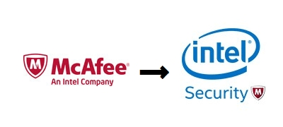 McAfeeはIntelSecurityへ名前が変わります